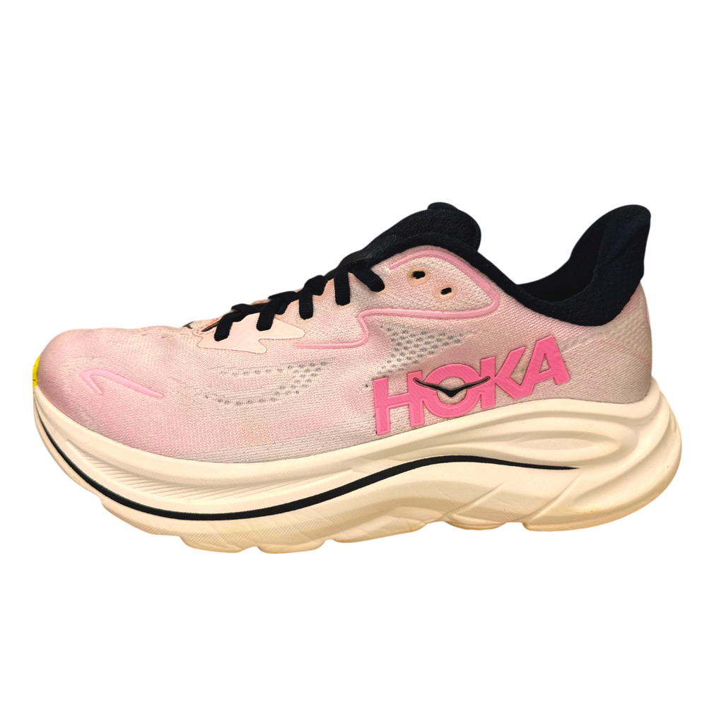 Hoka One One Clifton 10 Pink Black Running Shoes Womens 8.5 B Sneakers 1162031 - Picture 3 of 12